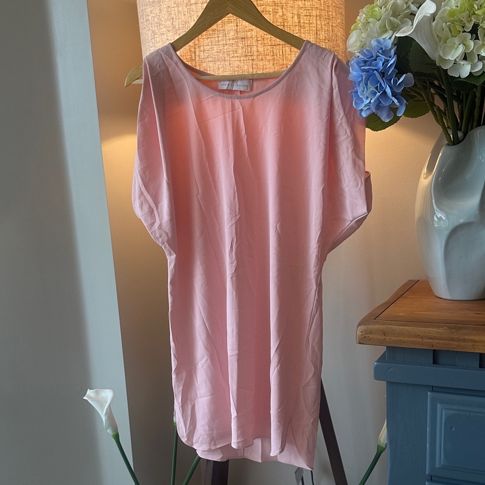 Amanda Uprichard Soft Pink Tunic Top